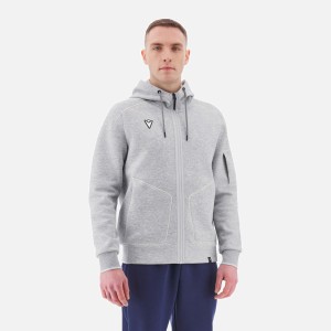 Skiros Icon bluza z kapturem wyjściowa szary melanż